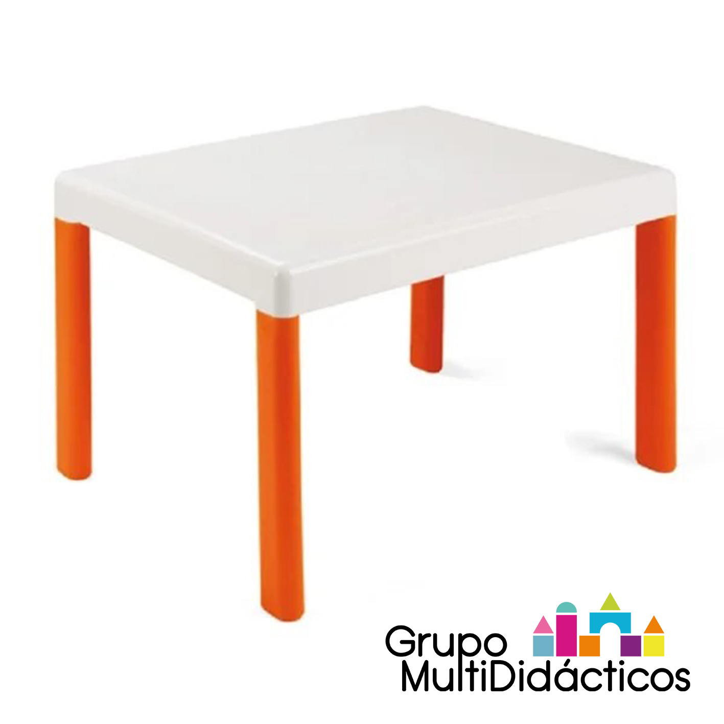 https://parquedebolas.com/images/productos/peq/mesa%20plastica%20infantil%20con%20patas%20naranjas%20y%20encimera%20en%20blanco.jpg