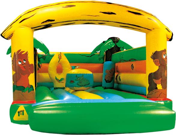 Hinchable con obstaculos 6,2x5,7x3,5 modelo banana