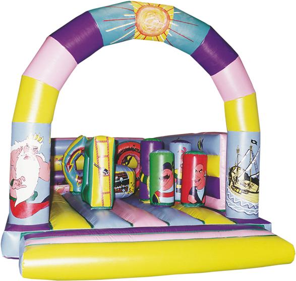 Hinchable obstaculos 4x4x3,5m modelo parque obstaculos 2