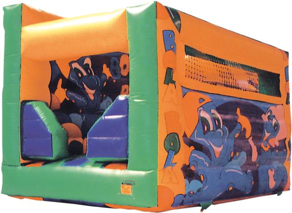 Hinchable juego 3,25x2x2,25 m modelo play2