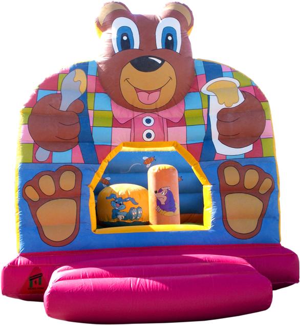 hinchable juego 4x4x3,8m modelo Oso Goloso
