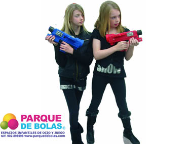 Pistolas marcadoras interactivas para niños (6 unid)